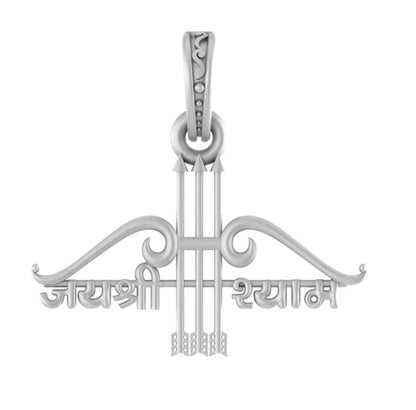 Sterling Silver Baba Khatu Shyam Pendant for Men & Women Pure Silver