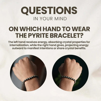 pyrite healing bracelete