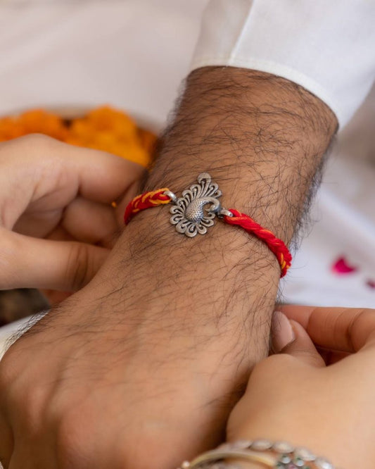 Dancing Peacock Rakhi