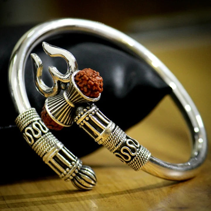 Lord Shiv Trishul Bangle Plain Design